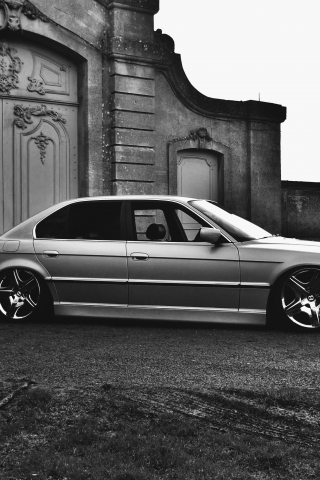 BMW, E38, 750il, БМВ, Бумер, тюнинг, stance, диски