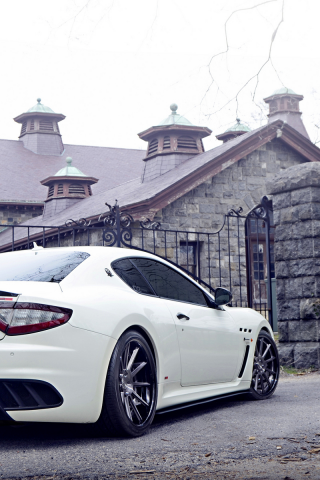 Maserati, Granturismo, Tuning, White, Bodykit, Street