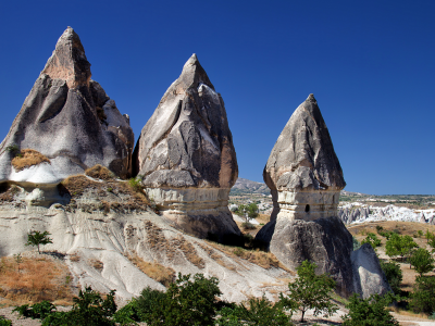 Каппадокия, Турция, горы, скалы, природа