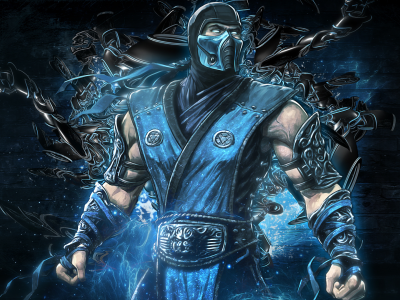 sub zero, видеоигра, mortal kombat