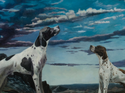 Christer Karlstad, норвежский художник, картина, Wonder Dog