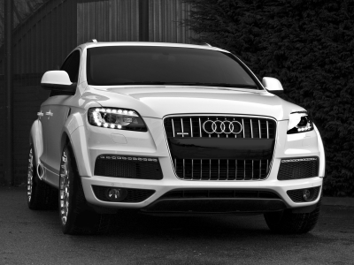 Audi, Q7, белый