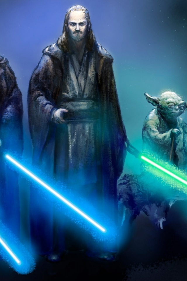 obi wan kenobi, star wars, qui gon jinn, yoda, luke skywalker, jedi