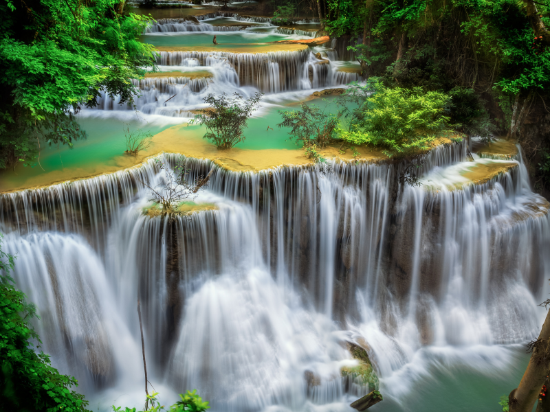 водопад, красота