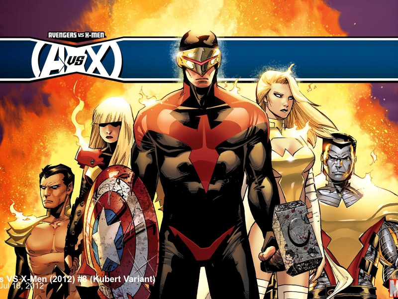 cyclops, люди икс, avengers vs x-men, colossus, комикс, emma frost