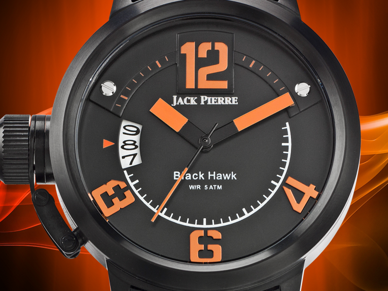 orange, watch, jack pierre