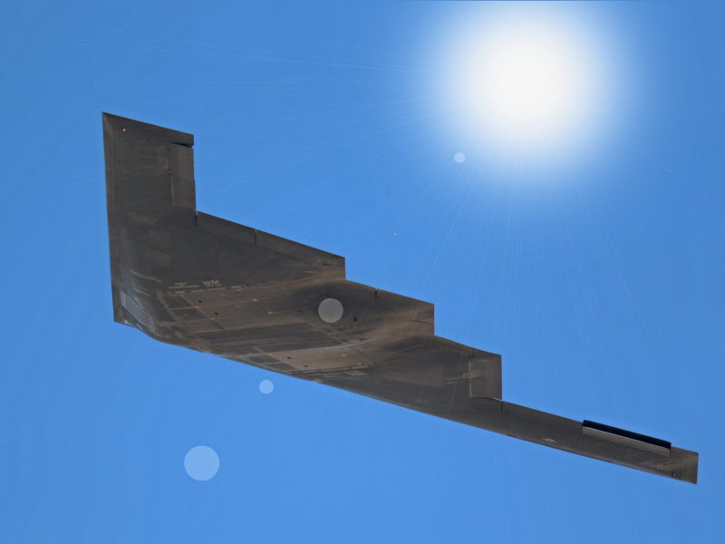 B-2B Spirit, тяжёлый, малозаметный, стратегический, бомбардировщик, полет