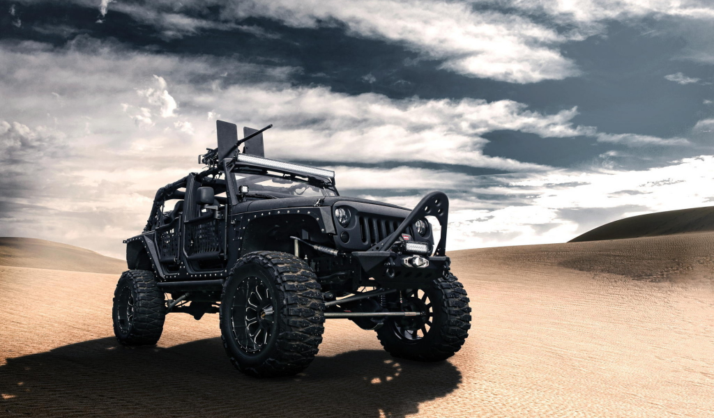 front, desert, вранглер, black, jeep, wrangler, джип
