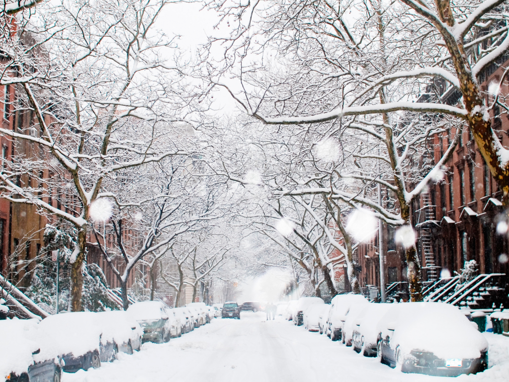 зима, street, snow, улица, город, winter