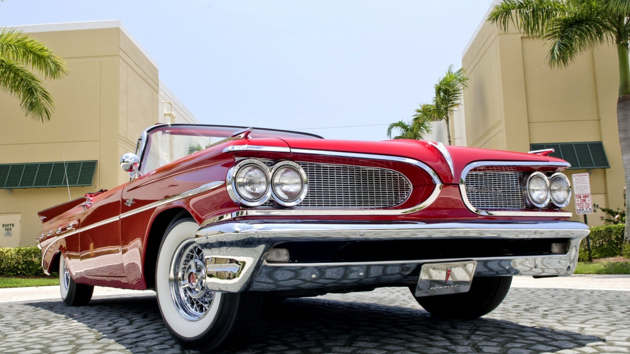 pontiac, red, кабриолет, каталина, понтиак, convertible, red, cabrio, 1959