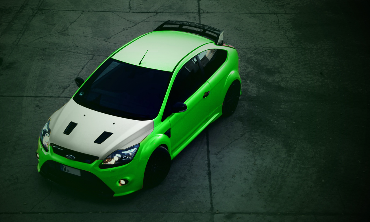 ford, focus, green