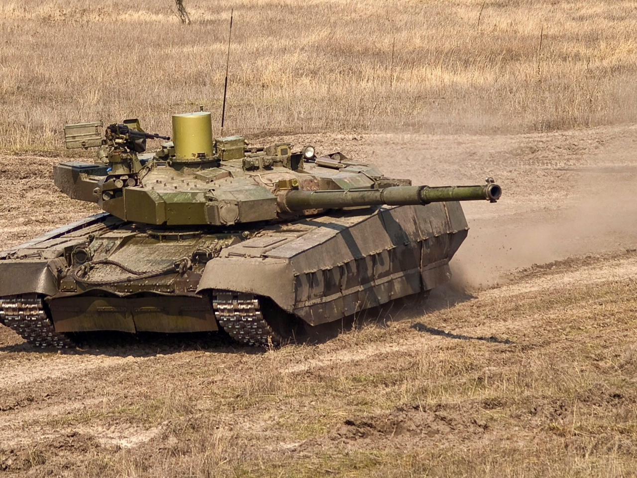 украина, танк, армия, учения, т84у, степь, оплот