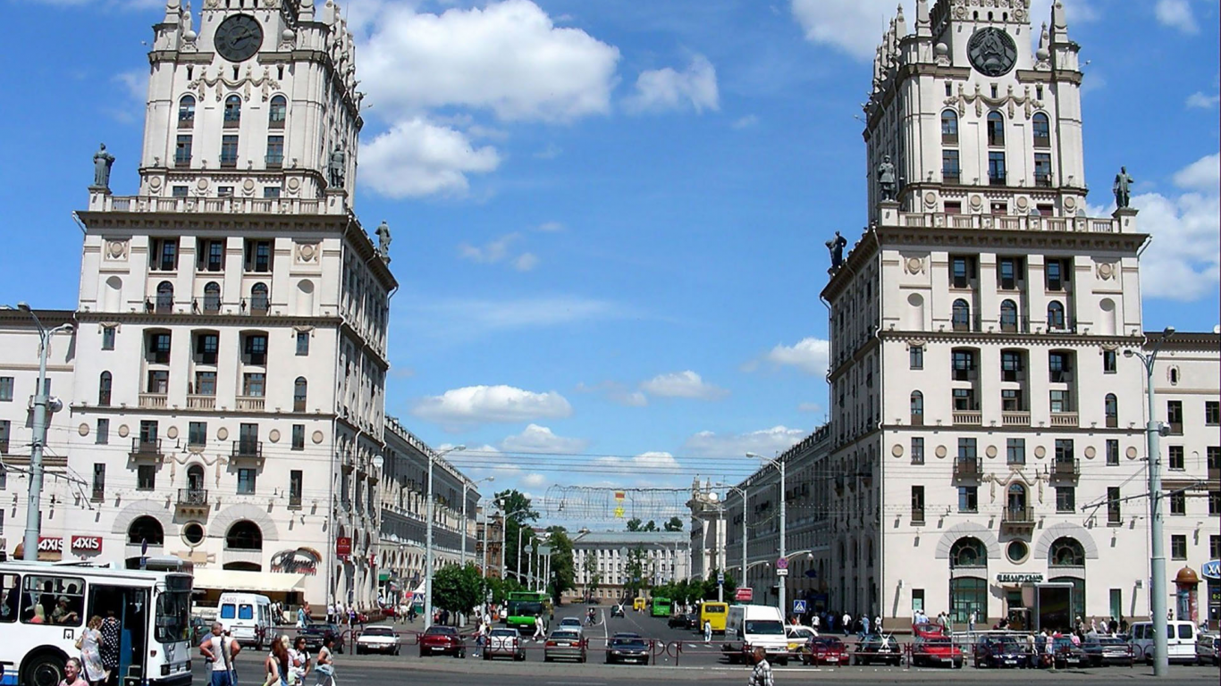 Белорусь, столица, Минск, архитектура.