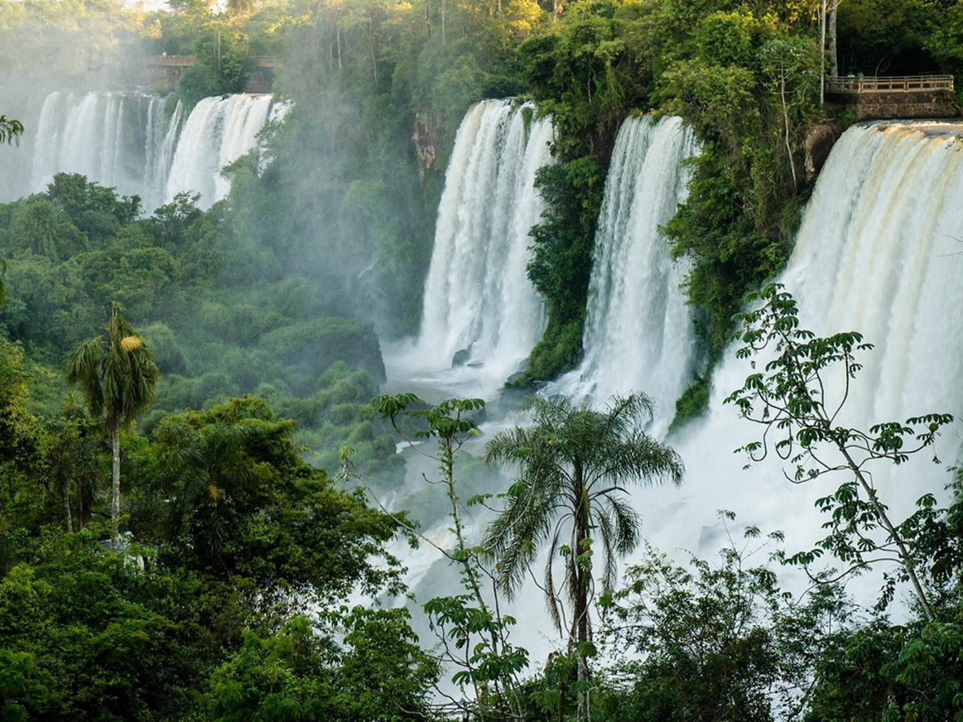 Водопады Игуасу, чудеса природы, красота, зелень, вода