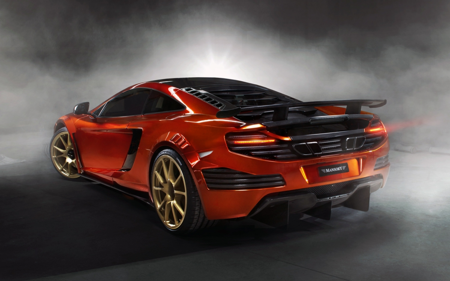 макларен, mp4-12c, суперкар, оранжевый, mclaren, mansory