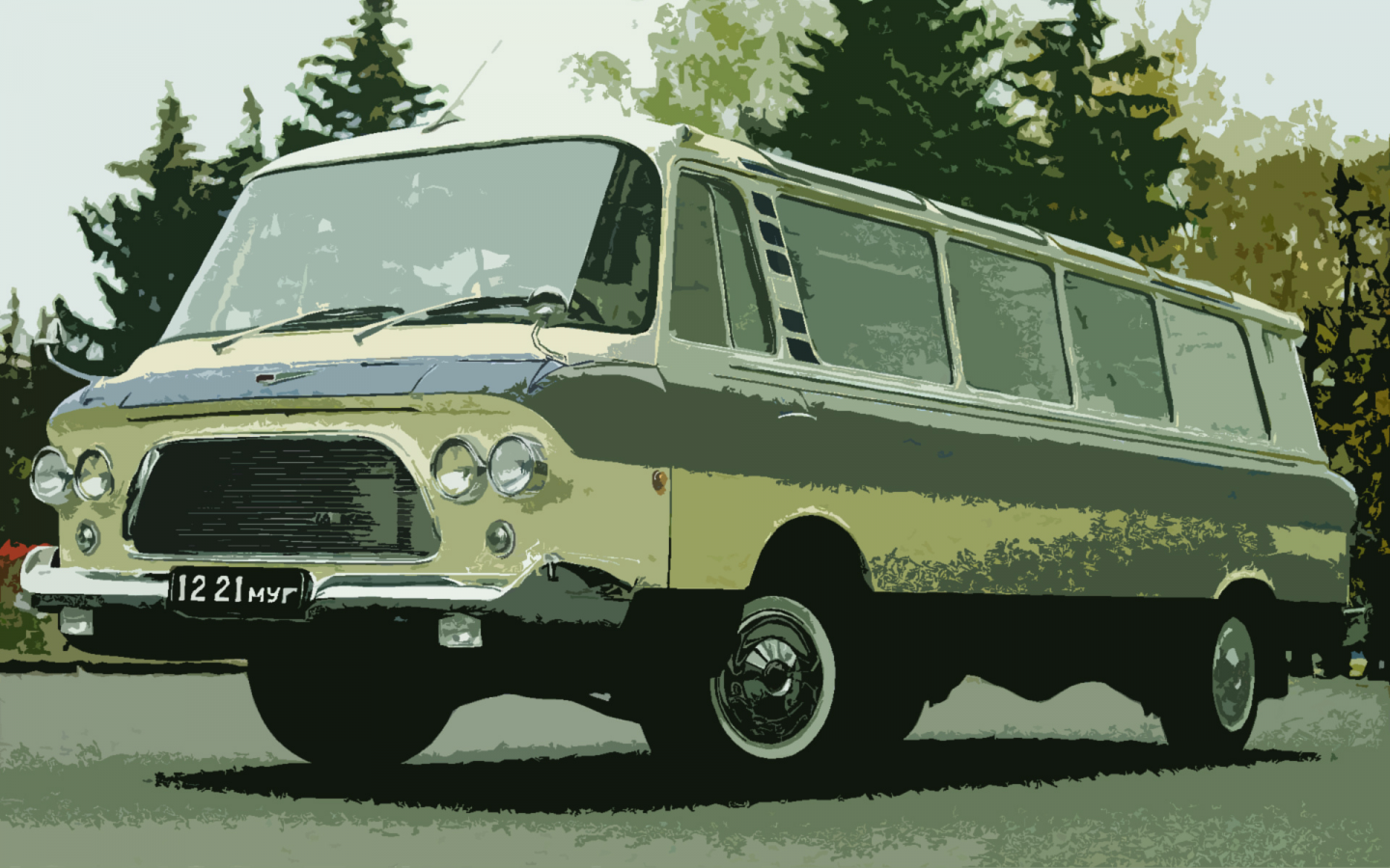 Машины, микроавтобус, СССР, ЗИЛ 118 Юность.