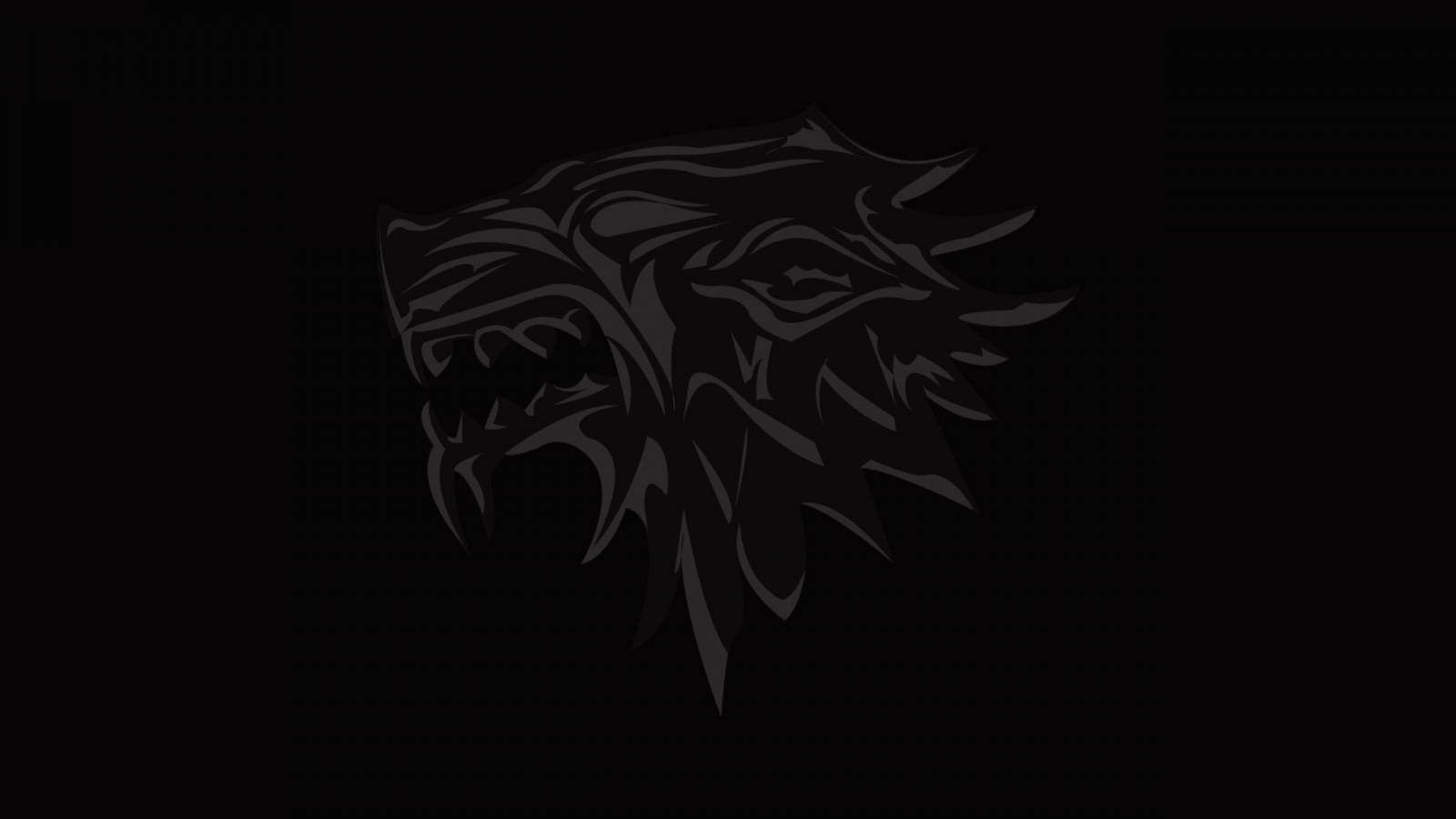 game of thrones, волк, логотип, герб, house of stark