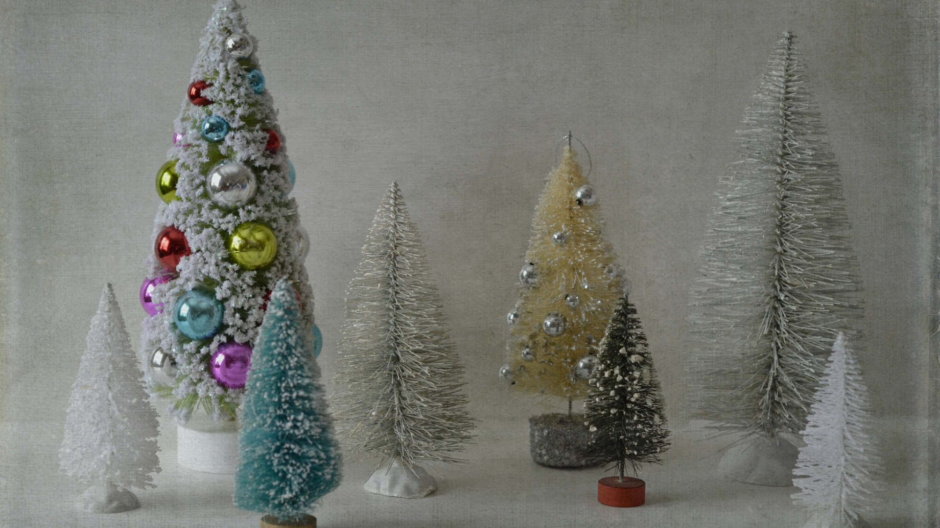 фон, елки, декоративные, новый год, текстура