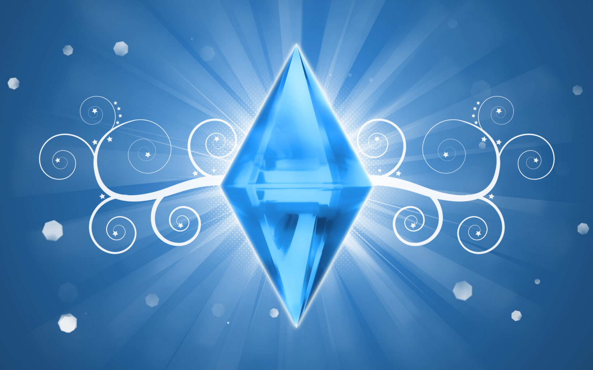 The sims 4, logo, кристалл, логотип