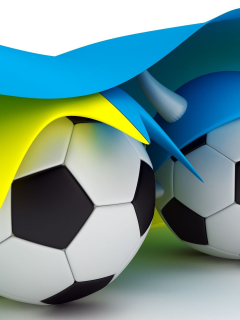 украина, футбол, спорт, флаг, мяч, 2012