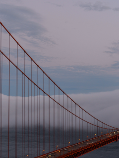 мост, туман, калифорния, сан-франциско, золотые ворота