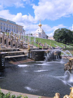 Россия, Питер, парк, Петергоф.