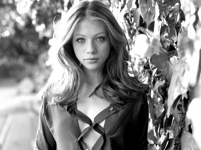 актриса, мишель трахтенберг, michelle trachtenberg, черно-белая