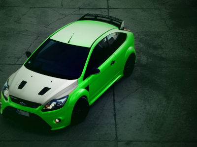 ford, focus, green