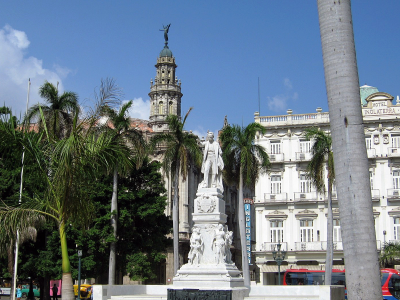 Куба, Гавана, площадь, памятник, гостиница.