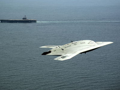 полёт, океан, боевой дрон, сша, вмс, авианосец, x-47b