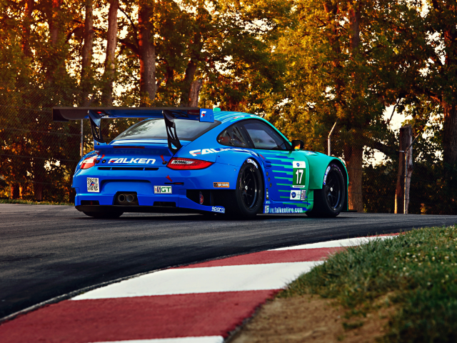 falken, spoiler, track, trees, rsr, sportcar, widebody, porsche, team, 911, gt3, competition