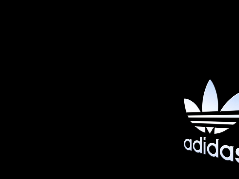 черный, брэнд, фон, adidas, логотип, originals