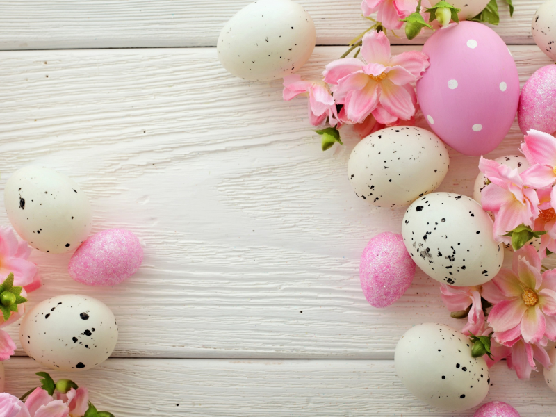 Easter, eggs, spring, flowers, Пасха, яйца, цветы