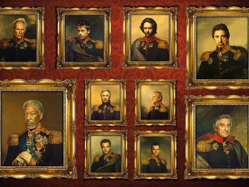 frame, generals, celebrities wearing the uniform of russian generals, celebrity