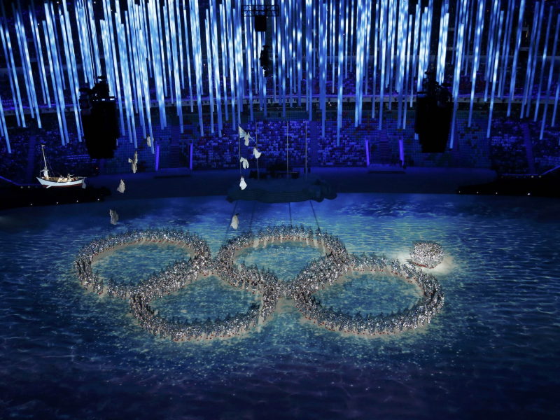 ceremony, 2014, games, close, rings, stadium, people, fail, sochi, meme, olympic, russia, fisht