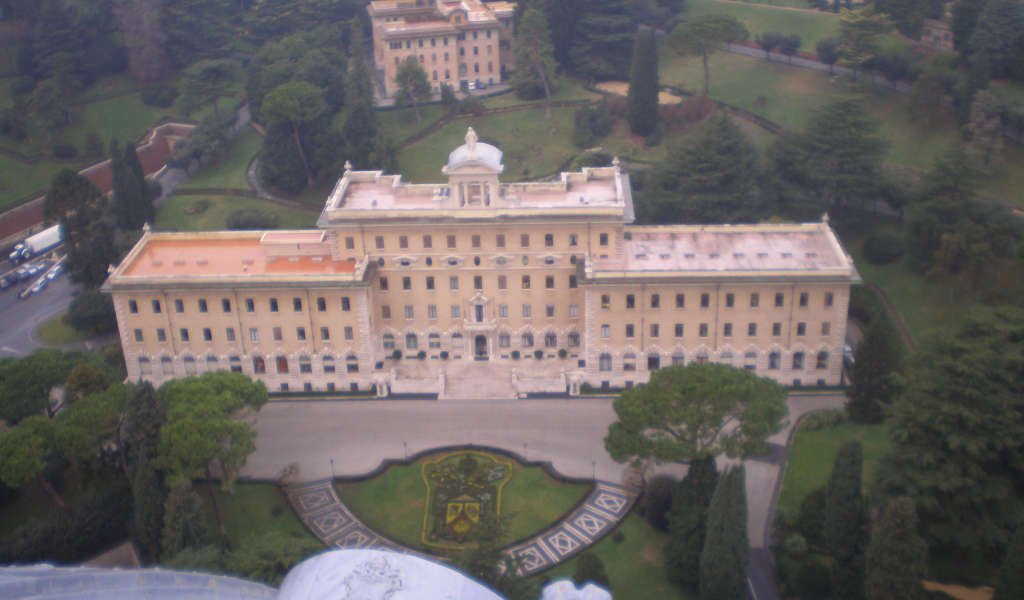 Дворец, Ватикан, Рим, Италия, Лацио, город, площадь, Vaticano, Stato della Citta del Vaticano, Roma, Italia, Lazio