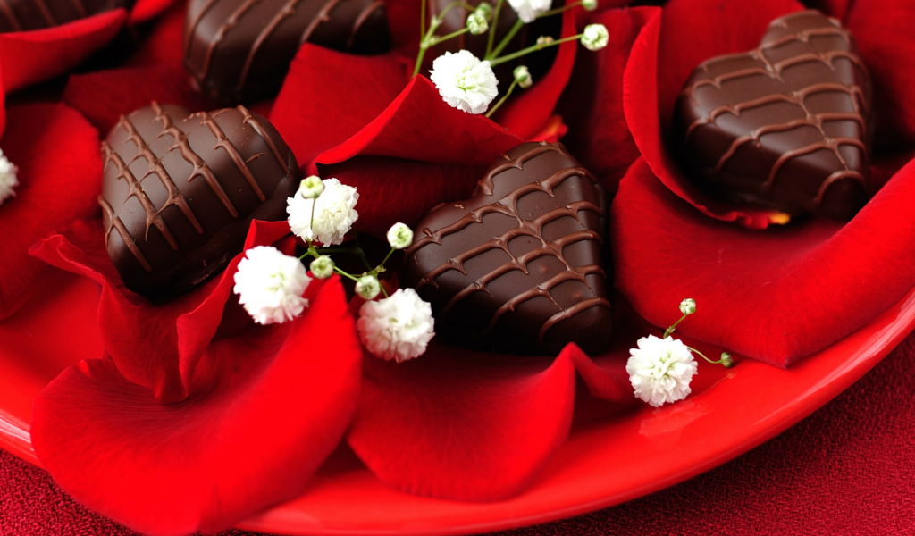 love, розы, holiday, шоколад, hearts, roses, конфеты, candy, heart, chocolate