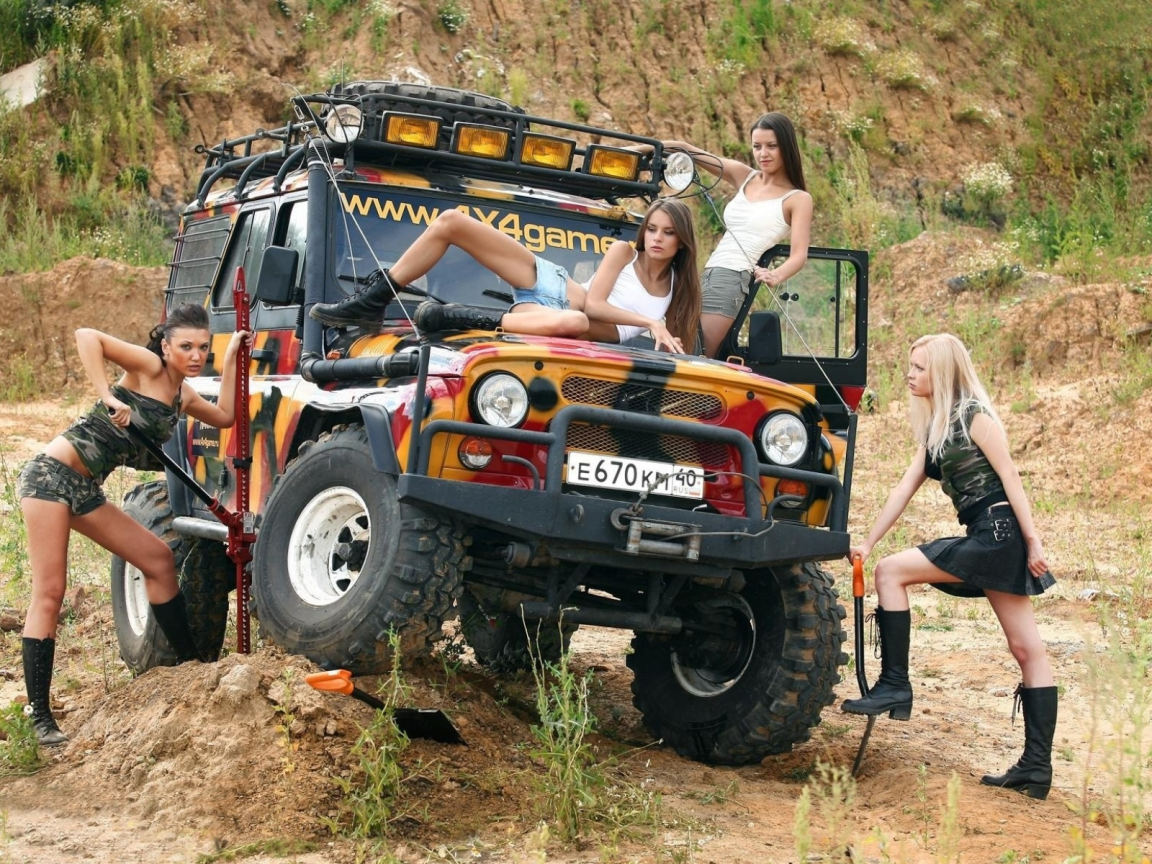 yaz, girls, off road