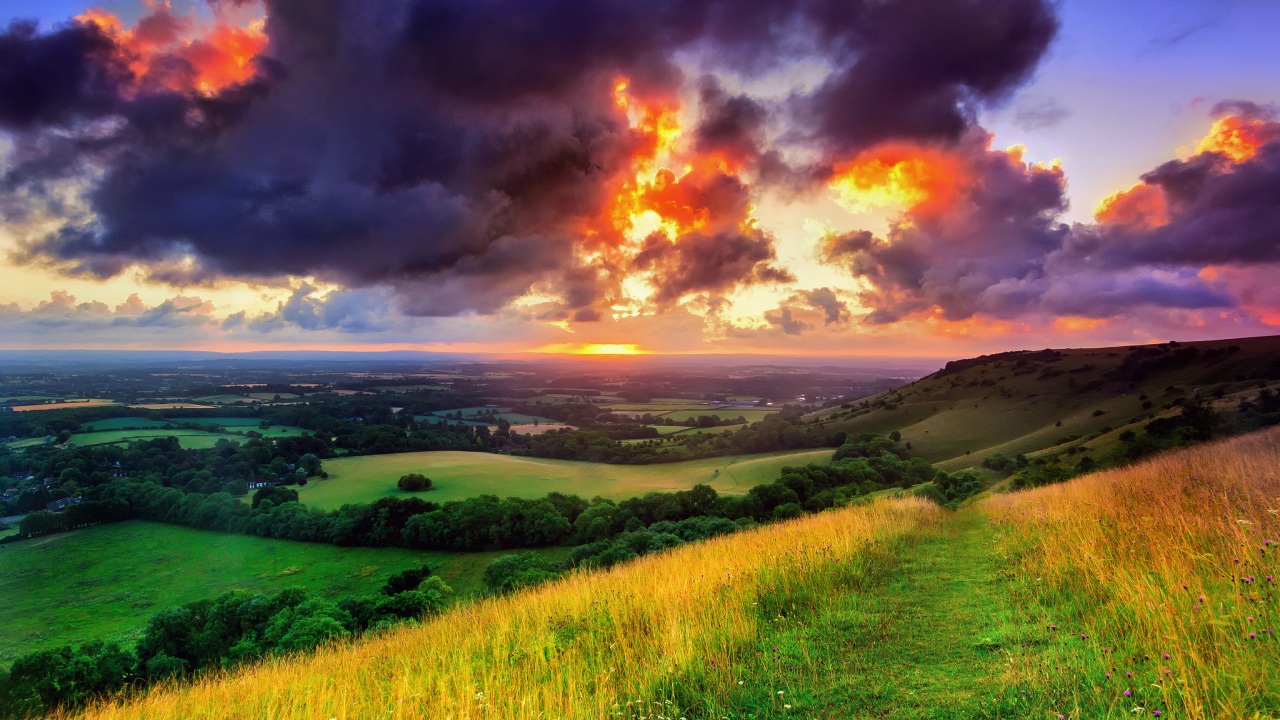 англия, деревушка hassocks, западный суссекс, mid sussex