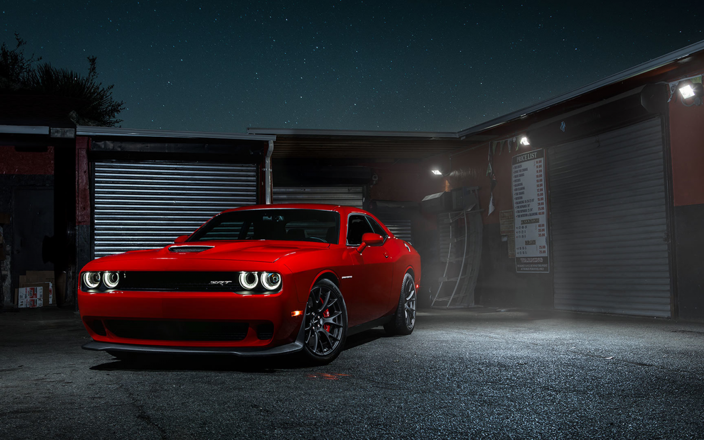 challenger, car, muscle, srt, hellcat, dodge, front, red