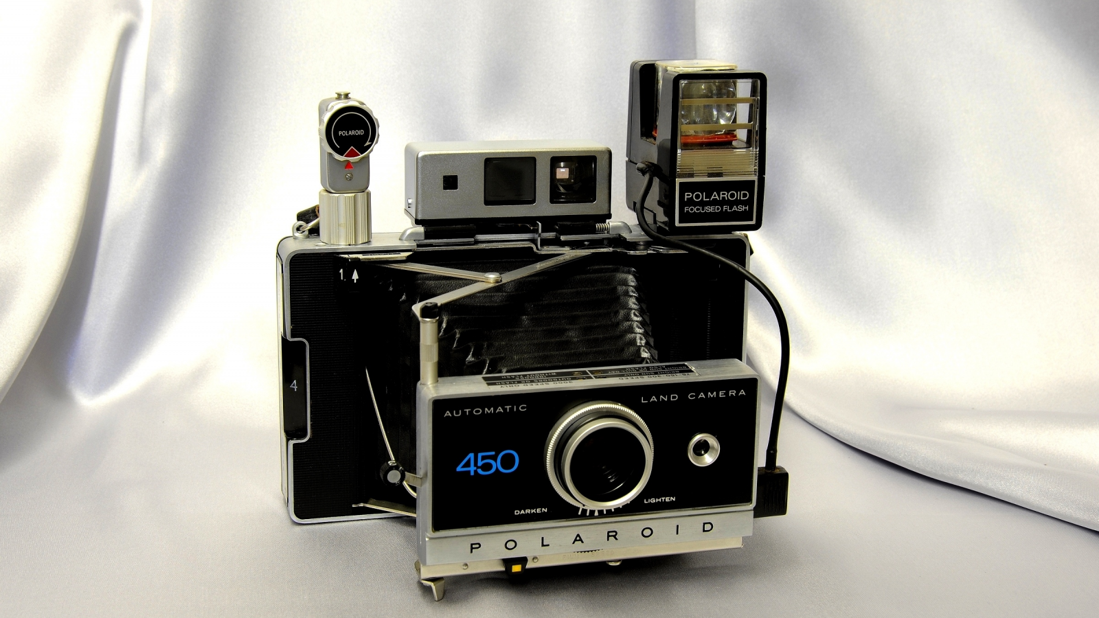 вспышка, автоматическая камера, polaroid 450, видоискатель