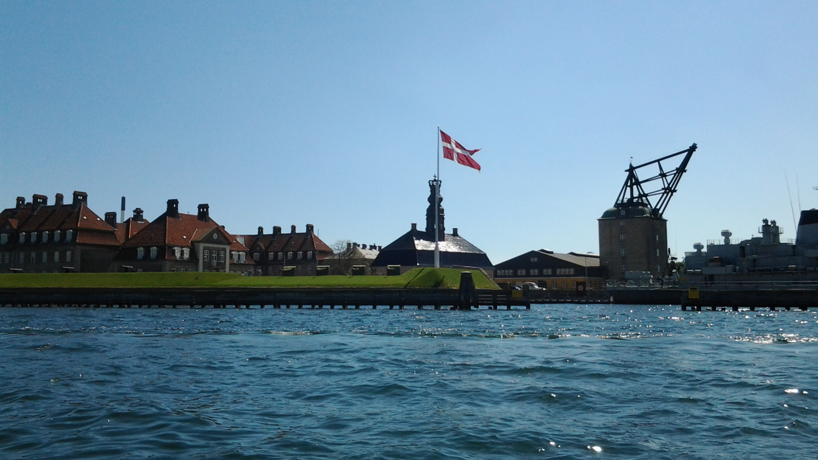 Kongeriget Danmark, Kobenhavn, Королевство Дания, Дания, Копенгаген, море, пристань