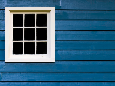 white, blue, window, wood