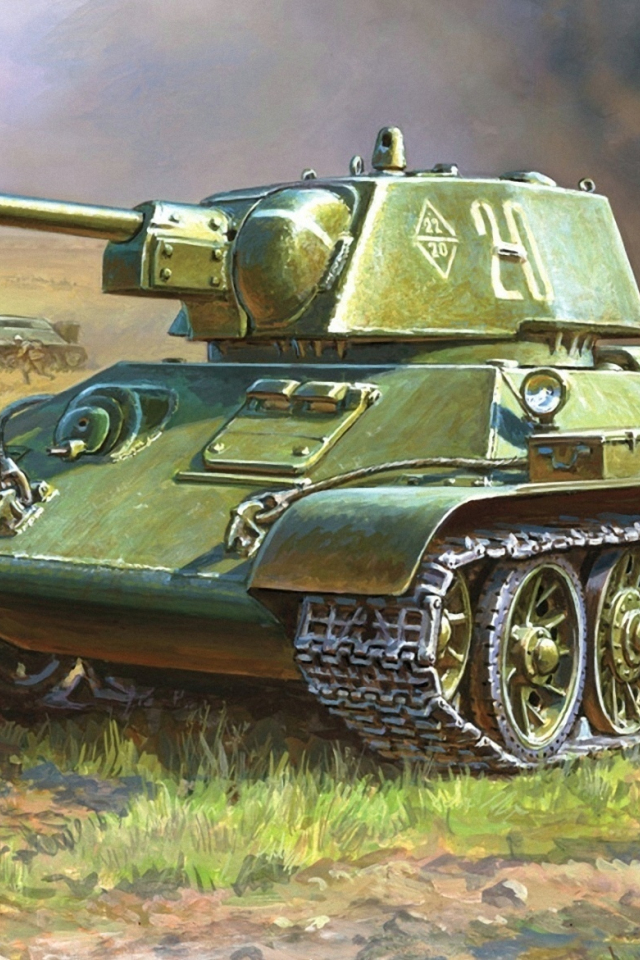 советский, танк, средний, т-34-76
