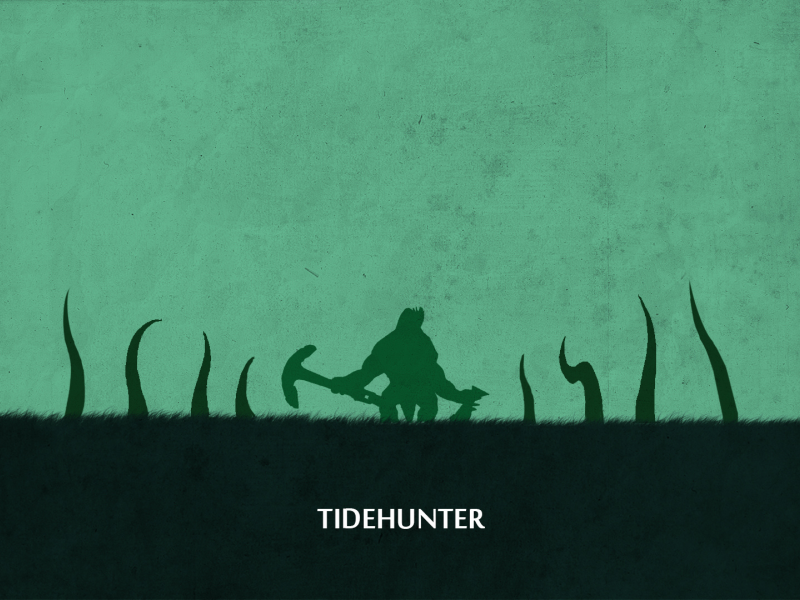 sheron1030, tidehunter, dota 2, ravage, valve, minimalism