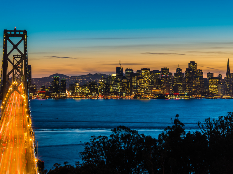 окленд, california, bay bridge, мост бэй-бридж, oakland, san francisco, usa