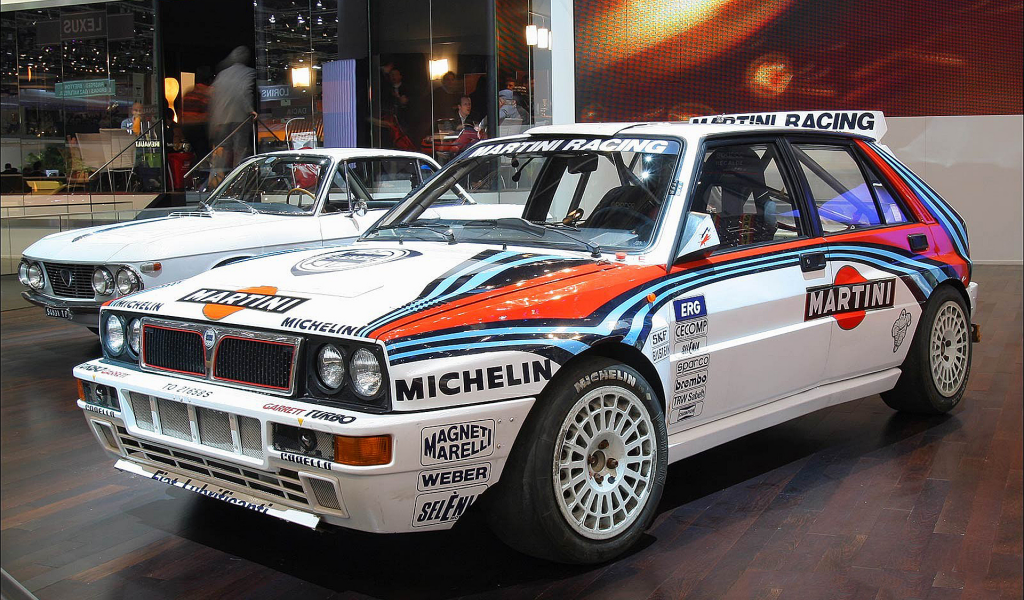 Салон, выставка, машина, ралли, Lancia Delta Integrale