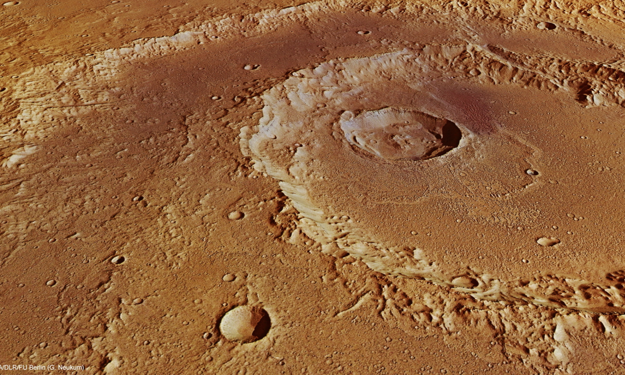 кратер, Марс