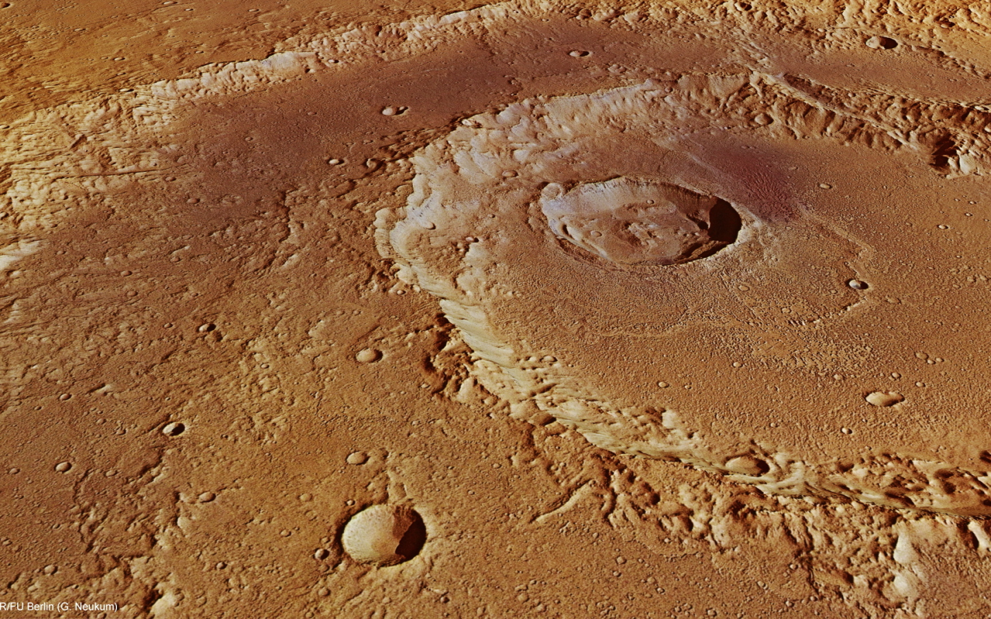 кратер, Марс