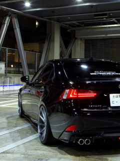 Lexus, IS 350, Япония, тюнинг, черный